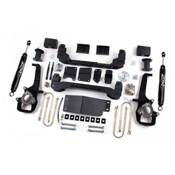 Zone Suspension 4" Lift Kit w-Shocks 06-08 Dodge Ram 1500 4wd - Click Image to Close